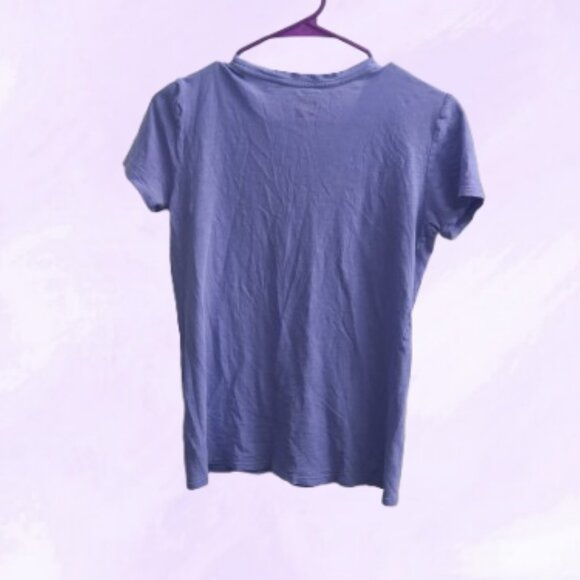 PINK Victoria's Secret t-shirt short sleeve light weight in purple size XS. - Picture 2 of 8